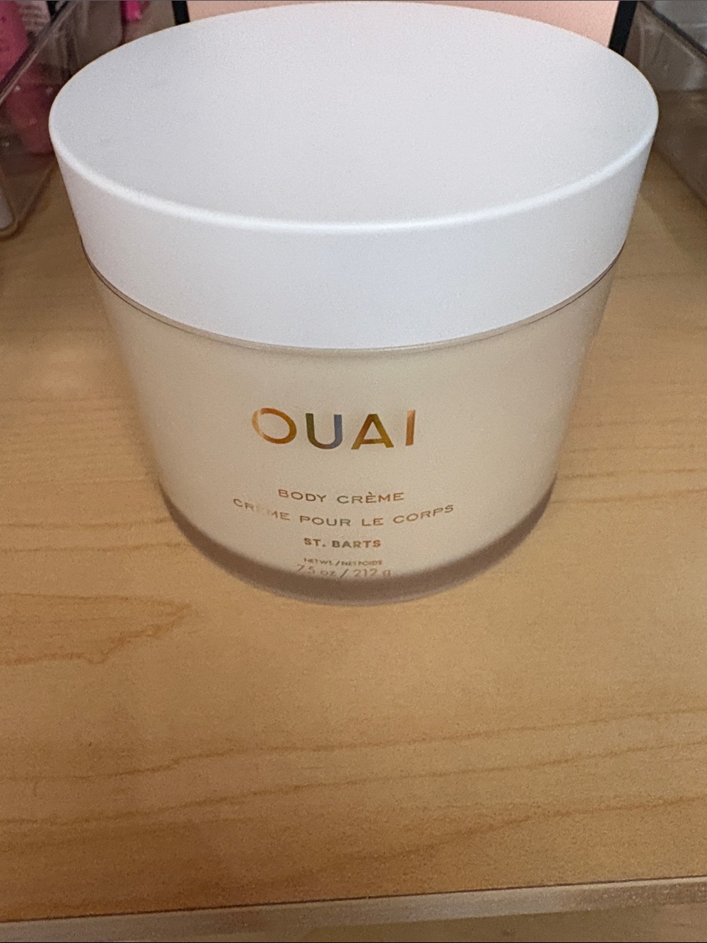 OUAI Body Crème - White with Gold Lettering